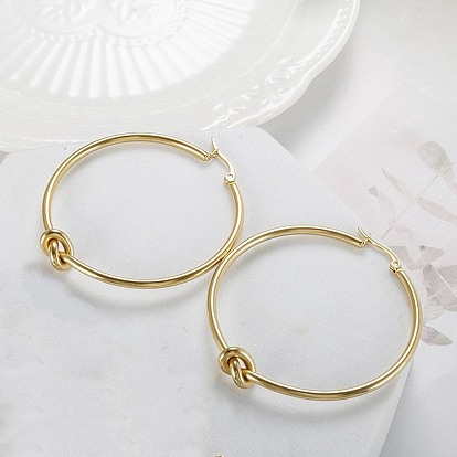 304 серьги-кольца из нержавеющей стали