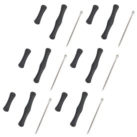 6 защитные накладки на пальцы для тетивы лука из силикона, защитные напальчники, для защиты изогнутого лука