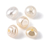 5 Styles Imitation Pearl Acrylic Beads, Round & Spiral & Oval & Nuggets