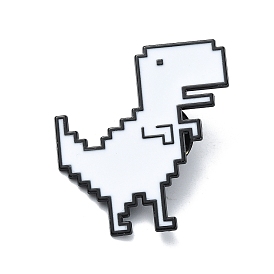 Enamel Pin, Alloy Brooch for Backpack Clothes, Cadmium Free & Lead Free, Dinosaur