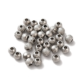 303 Stainless Steel Beads, Textured, Rondelle