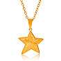 304 Женские подвески-звезды из нержавеющей стали