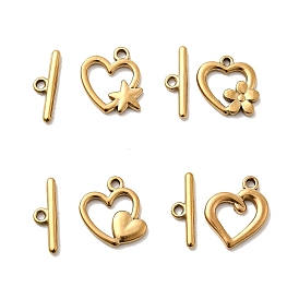 304 из нержавеющей стали застежками тумблеры, золотые