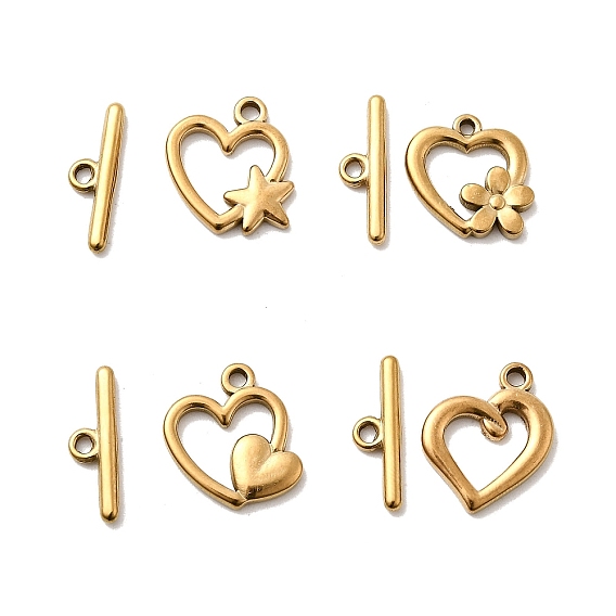 304 из нержавеющей стали застежками тумблеры, золотые