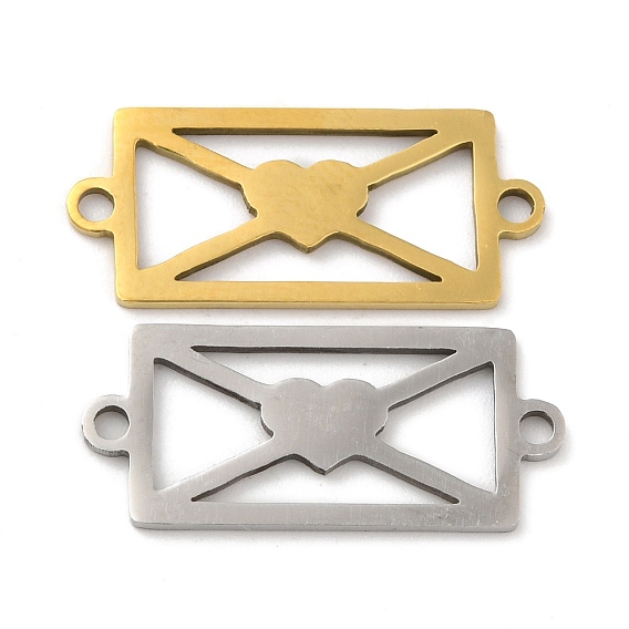 201 подвески из нержавеющей стали, конверты с сердцем