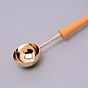 Brass Wax Sticks Melting Spoon, with Wood Handle