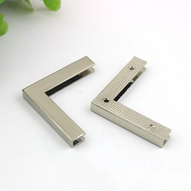 Сумка из цинкового сплава украшает угловой протектор, L-образный защитный кожух, для сумок альбом для книг аксессуары