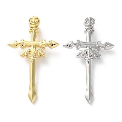 Латунные подвески, крест прелести, стойки покрытие, долговечный, без свинца и без кадмия
