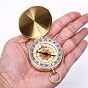 Brass Luminous Compass, with Acrylic Glass