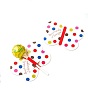 Paper Candy Lollipops Cards, Butterfly with Word Sweet Candy & Love You, for Baby Shower and Birthday Party Decoration