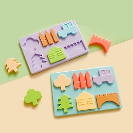 Food Grade Eco-Friendly Silicone Puzzle Toys, Chewing Beads  For Teethers