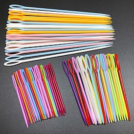 90Pcs Plastic Sewing Needles