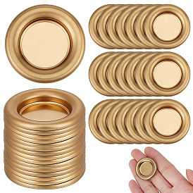 80Pcs Tinplate Incense Burner Holder, Incense Cone Tray, Flat Round