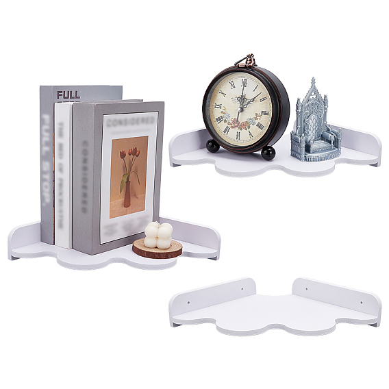 3шт. наборы настенных держателей из облачного дерева, с пластиковой заглушкой и винтом