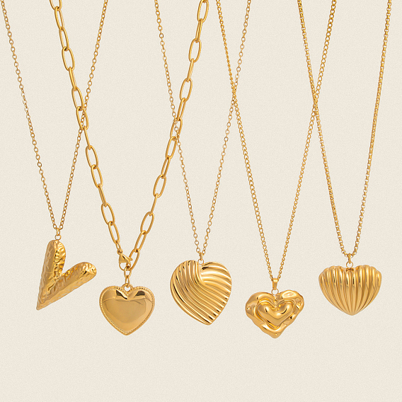 Милый дизайн 304 Подвеска в виде сердца из нержавеющей стали