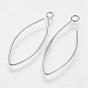 Sterling Silver Earring Hooks, Horse Eye