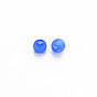 Frosted Transparent Acrylic Beads, Round