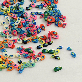 Ручной полимерной глины ногтей декоративные аксессуары, 3~5x2~3x1~2 мм