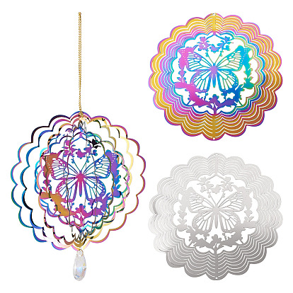 2 шт. 2 цвета 201 соединительные элементы/звенья из нержавеющей стали, цветок с полой бабочкой, гравированные металлические украшения