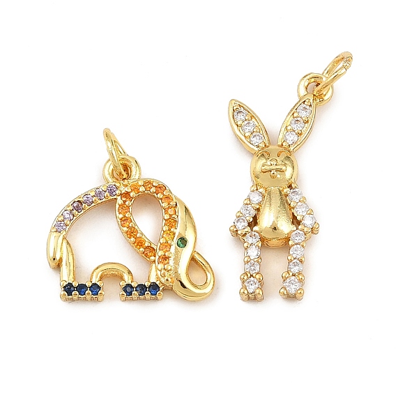 Латунные микро проложить кубического циркония подвески, долговечный, стойки покрытие, реальный 18 k позолоченный, с целью перехода в кольце