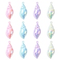 20шт 4 цвета акриловые подвески, AB цвет, очарование раковины