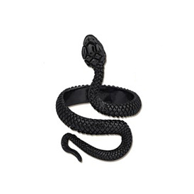 Кольцо из сплава змеи с открытой манжетой для женщин
