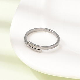 201 открытые кольца манжеты из нержавеющей стали, слово доверие богу