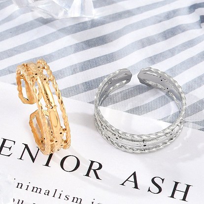 304 открытые манжеты из нержавеющей стали для женщин