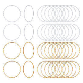 100шт 2 цвета латунные соединительные кольца, кольцо