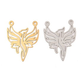 201 подвески из нержавеющей стали, лазерная резка, талисман феникс жар-птица