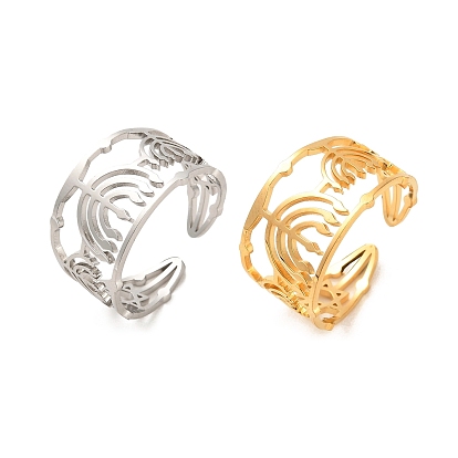 304 Stainless Steel Open Cuff Rings