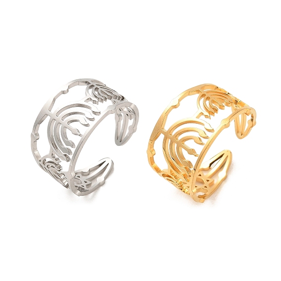 304 Stainless Steel Open Cuff Rings
