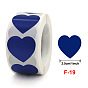Stickers Roll, Round Paper Heart Pattern Adhesive Labels, Decorative Sealing Stickers for  Gifts, Party