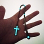 Luminous Alloy Bookmarks, Glow in the Dark Hook Bookmarks, Cross Pendant Book Marker, with Cable Chains