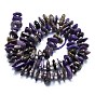 Natural Charoite Beads Strands, Chips