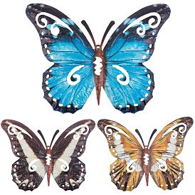 Gorgecraft Butterfly Iron Art Wall Hanging Decorations Creative Butterfly Decoration Vintage Wall Decor Christmas Party Decoration