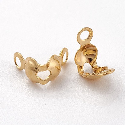 Долговечные латунные наконечники, Калотте заканчивается, крышка раскладушки, реальный 18 k позолоченный, без никеля 