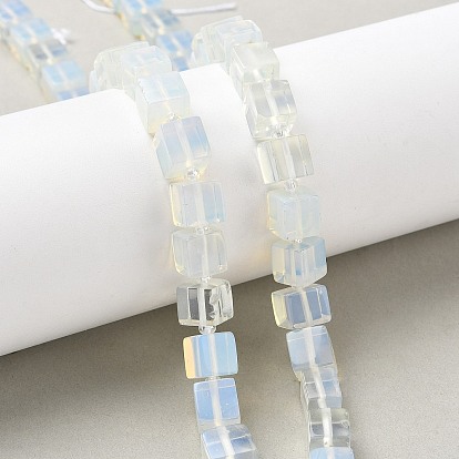 Opalite бисер пряди, кубические, с бисером
