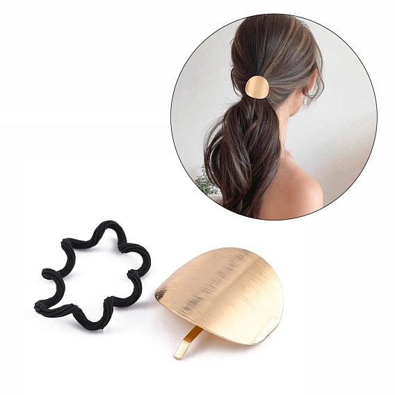 Eisen Bobby Pin Befunde, Ponyhaken, mit Haarseil, gewölbt