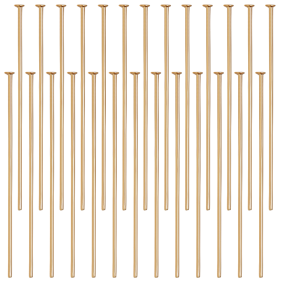 300шт. шт. латунные штифты с плоской головкой, долговечный