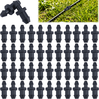 140Pcs PE Plastic Irrigation Barb Connector Parts