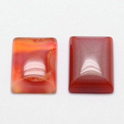 Rectangle Natural Gemstone Cabochons, 18x13x5mm