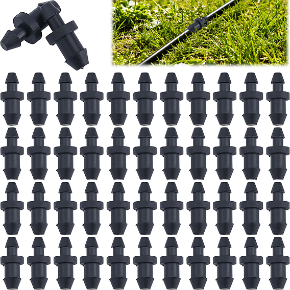 140Pcs PE Plastic Irrigation Barb Connector Parts