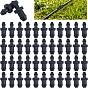 140Pcs PE Plastic Irrigation Barb Connector Parts