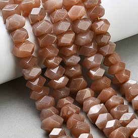 Натуральный Sunstone бисер пряди, самородки, граненые