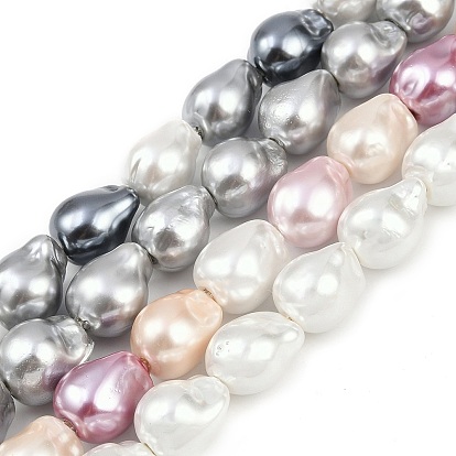 Гальванические стеклянные бусины, имитации жемчуга, самородки