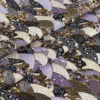 Хлопчатобумажная ткань в японском стиле, аксессуары