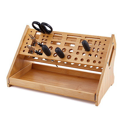 Деревянная многофункциональная подставка для хранения отвёрток