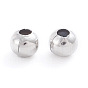 304 Stainless Steel Beads, Hollow Round