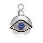 Urn Perfume Bottle Series Big Eyes Perfume Box Diamond Necklace Pendant 21.5x31mm